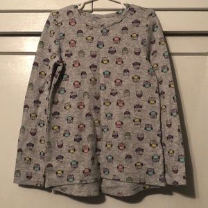 Girls gray long sleeve thermal